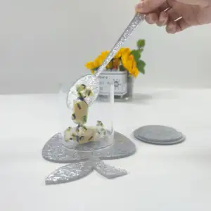 Yageli 중국 공장 하이 퀄리티 디스플레이만을 위한 숟가락과 투명 맞춤형 아크릴 그릇