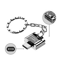 Lector de Tarjetas TF de Transmisión Eficiente, Adaptador OTG USB3.1 Tipo-C para Teléfono Móvil GT-CTTF