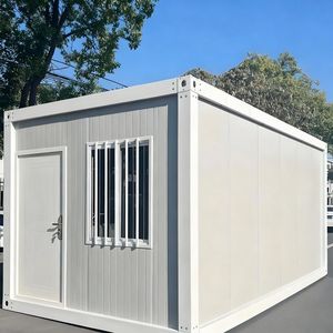 Maisons modulaires préfabriquées en acier, conteneurs plats 10ft 20ft 40ft, portables, démontables, design moderne, bureau, école, salle - Product Image 1