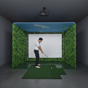 <span class=keywords><strong>Simulador</strong></span> <span class=keywords><strong>de</strong></span> <span class=keywords><strong>Golf</strong></span> Interior <span class=keywords><strong>para</strong></span> el Hogar, con Red Segura y Silenciosa, Fácil <span class=keywords><strong>de</strong></span> Montar sin Herramientas, <span class=keywords><strong>para</strong></span> Entusiastas del <span class=keywords><strong>Golf</strong></span> y Uso Familiar - Product Image 1