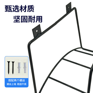 Support mural extérieur robuste pour tuyaux d'eau, pour garage, lavage de voitures, irrigation agricole, en fer forgé, OEM - Product Image 2
