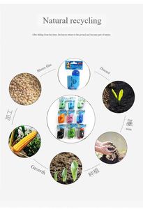 Sacs à crottes pour chien, 2 rouleaux, emballage suspendu à la carte, sacs à crottes simples en forme de capsule - Product Image 6