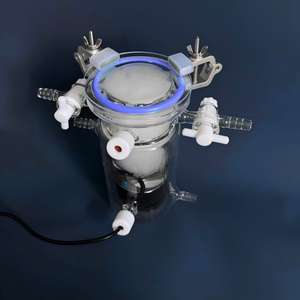 Reaktor Fotokatalitik Kaca Kuarsa yang Dapat Disesuaikan dengan Kontrol Suhu untuk Produksi H2/O2, Pengurangan CO2 & Fotodegradasi - Product Image 1