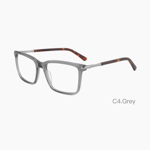 Lunettes rectangulaires en acétate bien proportionnées, conçues pour les longues heures et l'harmonisation quotidienne - Product Image 6