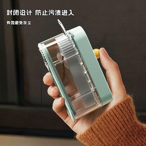 Dopamine Portable Dental Floss Box Automatic Pop Out Mini <b>Toothpick</b> Floss Storage Household Daily Necessities - Product Image 3