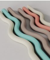 Entraînement de musculation, haltérophilie, design solide et durable, entraînement à domicile, logo personnalisé, barre d'haltères en silicone