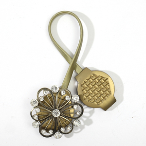 Sangle de <span class=keywords><strong>rideau</strong></span> boucle de <span class=keywords><strong>rideau</strong></span> magnétique accessoires de <span class=keywords><strong>rideau</strong></span> corde de poinçonnage libre magnétique lanière de cravate accessoires de chambre - Product Image 5