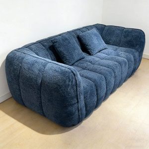 Sofá Individual de Tela sin Marco con Relleno de Chenilla y Esponja <span class=keywords><strong>para</strong></span> Salas de Estar Pequeñas - Product Image 1