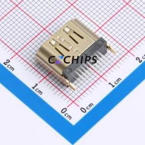 HDMI-201D HDMI Connector Through hole Component (THT) Connector - Product Image 2