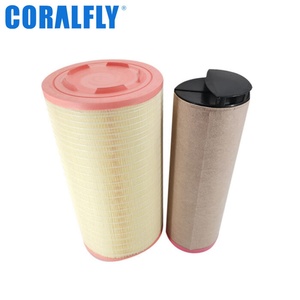 ไส้กรองอากาศรถบรรทุกเครื่องจักรก่อสร้างคอราลฟลาย รุ่น P778994 4117526A WR128644 AF26395 RS3992 20405827 AF26396 มาตรฐาน ISO/TS 16949 - Product Image 2