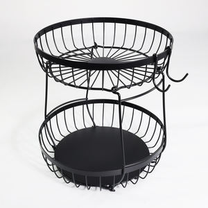 Mesa de Centro de Metal Moderna de Alta Gama para Sala de Estar, Estante de Almacenamiento Multicapa Desmontable y Extraíble, Plato para Frutas - Product Image 1