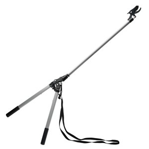 Long Reach <strong>Pruner</strong> <strong>Rotating</strong> Head Razor Sharp Trimmer Blades Durable Aluminum Handles Strap for Higher Cut Comfort - Product Image 1