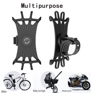 Support de téléphone portable en silicone rotatif 360, antidérapant, antichoc, pour vélo, guidon de moto - Product Image 5