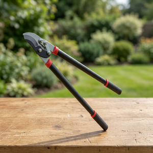 Sécateur à dérivation DIY avec lame en acier au carbone S50C, manche en acier thermolaqué, poignée antidérapante, revêtement PTFE, noir et rouge, 1,5 kg, pour la taille des branches - Product Image 3
