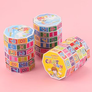 2025 nouveau produit enfants puzzle cube jouet avec addition soustraction <span class=keywords><strong>multiplication</strong></span> et division numéros cube éducation précoce - Product Image 5