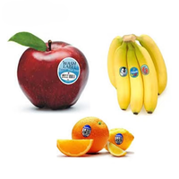 Étiquettes autocollantes personnalisées imperméables pour fruits, réutilisables et écologiques, en papier adhésif pour l'emballage des produits frais