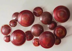 Arte casa ufficio Hotel Lobby decorazione della parete Design fatto a mano Murano rotondo colorato fungo <span class=keywords><strong>vetro</strong></span> europa MJ - Product Image 6