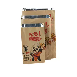 Burger King Pack Túi Giấy Kraft Cho Túi Thực Phẩm Lớp Snack Bao Bì