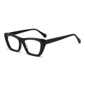 กรอบแว่นตาแบบคลาสสิกสไตล์ยุโรปอเมริกัน ทรงแคทอาย กรอบเต็ม ทำจากอะซิเตท แฟชั่นสำหรับทุกเพศทุกวัย รุ่น Wenzhou 882217 - Product Image 5