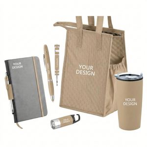 Personalized Accessories Business Gift Set Notebook Flash <b>Light</b> Screwdriver Vacuum Bottle Ball <b>Point</b> Pen Non-woven Tote Bag - Product Image 1