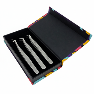 Pinzas de extensión de pestañas, 3D/5D/6D/ PRO V, volumen de recogida, venta al por mayor, Etiqueta Privada, belleza, volumen, pinzas - Product Image 2