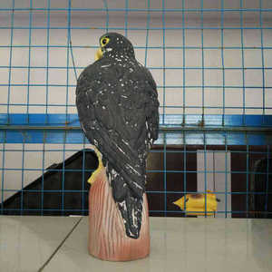 Décoy réaliste en plastique PE pour extérieur, fausse fauvelle, fausse hibou, fausse aigle, effaroucheur d'oiseaux, répulsif pour jardin, cour, ferme - Product Image 4