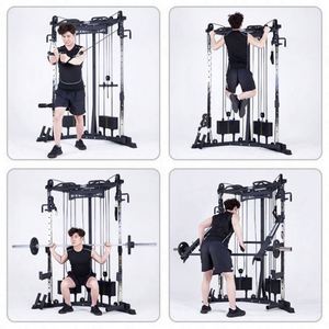 Rack de musculation multifonctionnel avec banc, machine Smith, structure en acier, portable, écologique, unisexe - Product Image 4