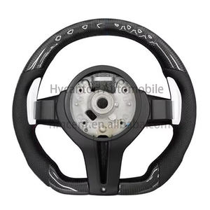 พวงมาลัยรถยนต์คาร์บอนแบบฟอร์จดัดแปลงรุ่น M Performance สำหรับ BMW F10 F20 F22 F30 F40 - Product Image 2