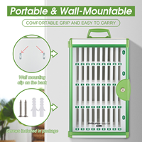 Boîte de rangement pour téléphones portables Glosen N2636 pour salle de classe, 36 emplacements, murale, en aluminium avec porte transparente pour salle de réunion