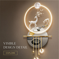 Arte Mural Abstracto Dorado y Negro con Efecto Visual 3D Decorativo para Decoración de Interiores de Hogares y Hoteles para Compradores de Proyectos