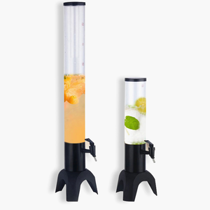 חם מוכר יוקרה הוביל pc 3 ליטר מגדל בירה עם צינור קרח למסיבות - Product Image 1