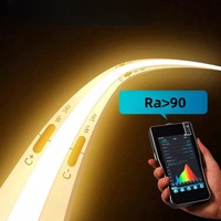 Haute qualité 3000k chaud blanc froid 5M LED bande lumineuse 2835 SMD 6mm 24V 12V étanche PVC Flexible LED bande pour voiture TV cuisine