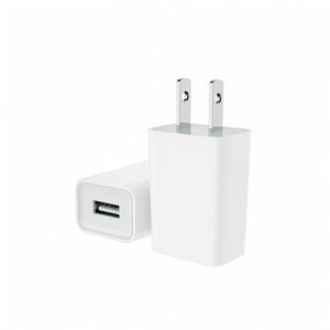 Confezione da 2 Caricatori USB da Muro 10W 5V 2A con 1 Porta USB per XS/XR/XS MAX e <span class=keywords><strong>Tablet</strong></span>, Spina USA - Product Image 1