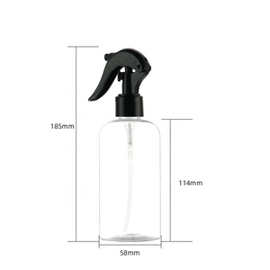 Commercio all'ingrosso 200ml 250ml di plastica pet trasparente mini spruzzatore di innesco della bottiglia