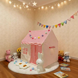 เต็นท์เด็กพับได้ 120x100x125 ซม. ผ้าโพลีเอสเตอร์อ๊อกซ์ฟอร์ด ของเล่นในร่มสำหรับเด็กหญิงและเด็กชาย อายุ 2-4 ปี - Product Image 3