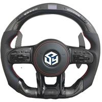 Volant en fibre de carbone et cuir avec écran LED pour Mercedes Benz AMG W204 W205 W211 W203 W212 W176 W213 W222 C63 E63 G63