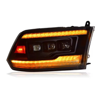 Phares LED modifiés pour Dodge Ram 2009-2018, phares LED DRL, clignotants, feux de route, 12V