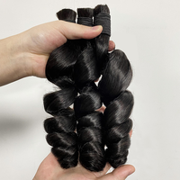 Cheveux humains brésiliens Remy en vrac, non traités, à ondulations lâches, pour tressage, cuticules alignées, sans trame, ondulations profondes naturelles, vente en gros