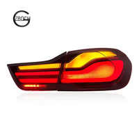 Conjunto de Luces Traseras LED F32 para BMW Serie 4 F33 F34 F36 F80, Luces de Freno Dinámicas Traseras para Parachoques, 425i 430i 440i