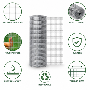 Grillage <span class=keywords><strong>soudé</strong></span> galvanisé direct usine pour le renforcement des planchers chauffants et la couche de béton - Product Image 2