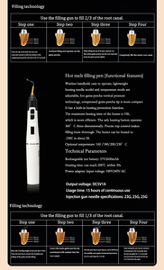 Stylo de remplissage et système de pistolet Endo dentaire sans fil pour canal radiculaire Gutta Percha Obturation - Product Image 4