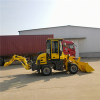 Mini chargeuse-pelleteuse de 35 hp avec tracteur-pelleteuse, chargeur frontal de Chine, couleur personnalisée, moteur CHANGCHAI