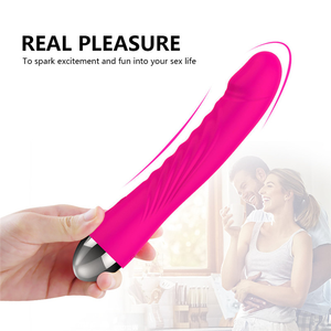 Produk seks Masturbator wanita terlaris Vibrator Dildo silikon puting klitoris G Spot - Product Image 3