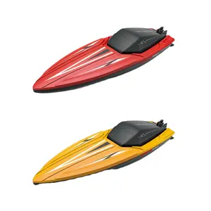 Bemay jouet 2.4GHz double moteur télécommande bateau à grande vitesse, bateau de hors-bord intelligent étanche, jouet d'été pour les enfants