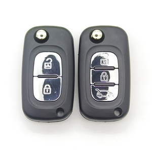 Coque de clé de remplacement pour véhicules <span class=keywords><strong>Clio</strong></span> <span class=keywords><strong>3</strong></span>, Master, Kangoo, Twingo, 2/<span class=keywords><strong>3</strong></span> boutons, télécommande de voiture, fabricant - Product Image 1