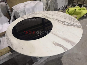 <span class=keywords><strong>Tavolino</strong></span> da Caffè di Lusso <span class=keywords><strong>in</strong></span> Pietra <span class=keywords><strong>con</strong></span> Getto d'Acqua Piano <span class=keywords><strong>in</strong></span> Marmo per Consolle - Product Image 5