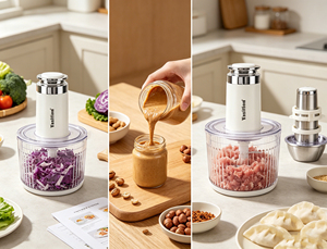 <span class=keywords><strong>Picadora</strong></span> Eléctrica de Alimentos de 1.2L con Recipiente de Vidrio, Molinillo de Carne para Ajo, Pimienta, Verduras, Comida para Bebés, Cocina Doméstica - Product Image 1