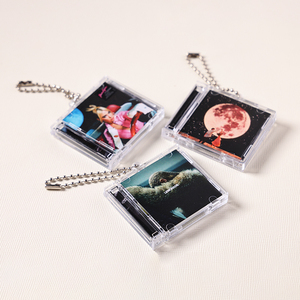 Tùy chỉnh lập trình để phương tiện truyền thông xã hội Instagram Youtube Album nhạc mini CD Keychain với NFC - Product Image 4