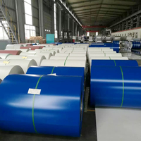Bobina de Acero Galvanizado Prepintado PPGI Azul Ultramarino RAL5023 con Certificación BIS, Ideal para Almacenes Marítimos y Portuarios