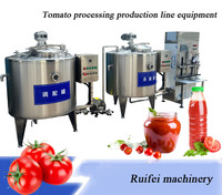RVS Tomatenpuree Sauzenverwerkingslijn Fruit Groente Ketchup Productiemachine Fabrieksprijs